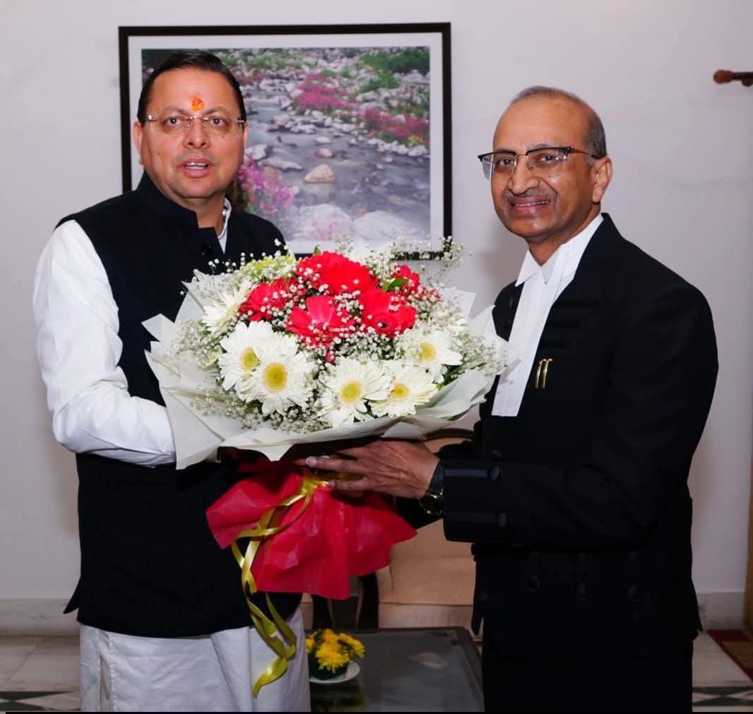 नवनियुक्त मुख्य न्यायाधीश श्री मनोज कुमार गुप्ता जी से भेंट कर उन्हें नवीन दायित्व के लिए हार्दिक बधाई एवं शुभकामनाएं दी